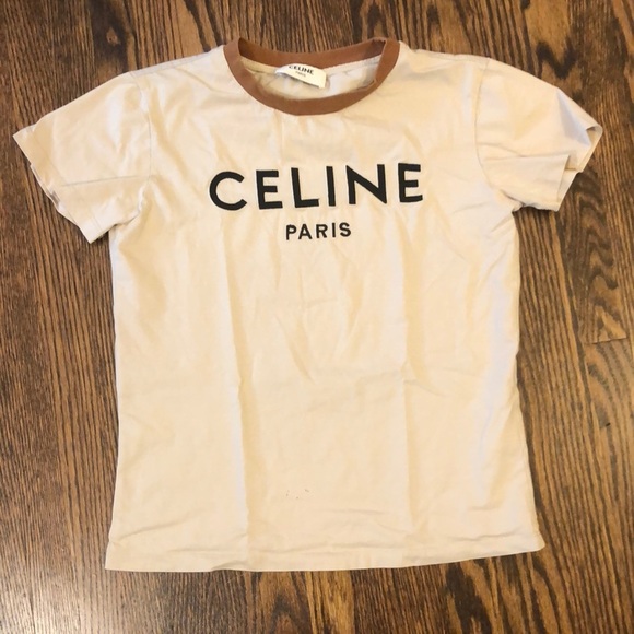 Celine Tops - Celine Logo T-Shirt
